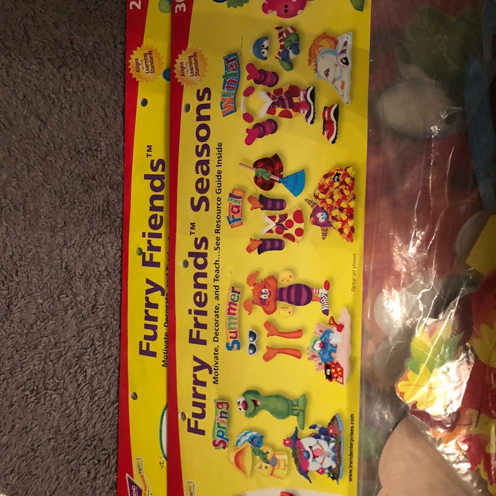 CLASSROOM WALL DECOR AND CHARTS EARLY LEARNING. All laminated! Most have Velcro. - Picture 7 of 16